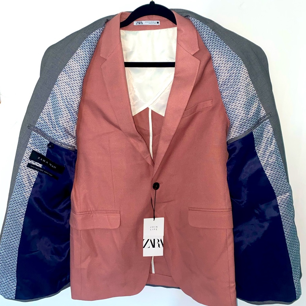 Zara Blazer and Button-Down Shirt